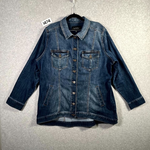 Liverpool Jeans Company Jackets & Blazers - VPL Women's Dark Blue Denim Jacket